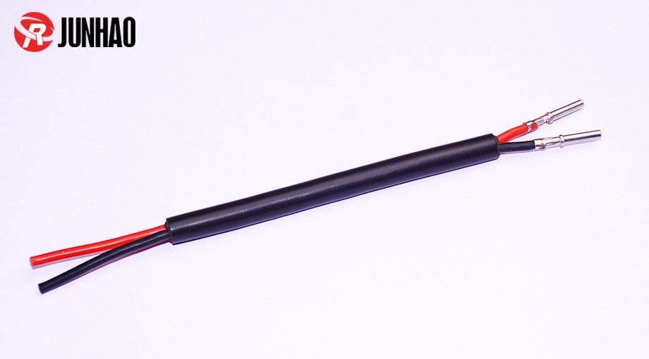 1-1Q03014194LV black 2 core terminal wire