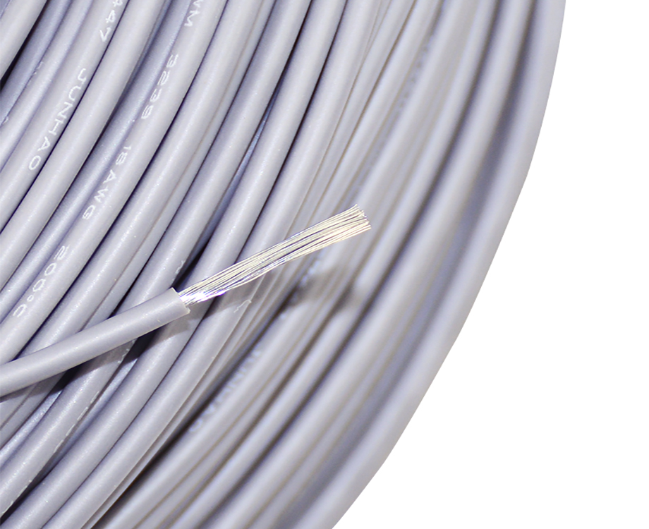 1-200H215241D21 UL3239 18 AWG Silicone Rubber Insulated Sheath 0.8mm2 Strands Copper Wire 3