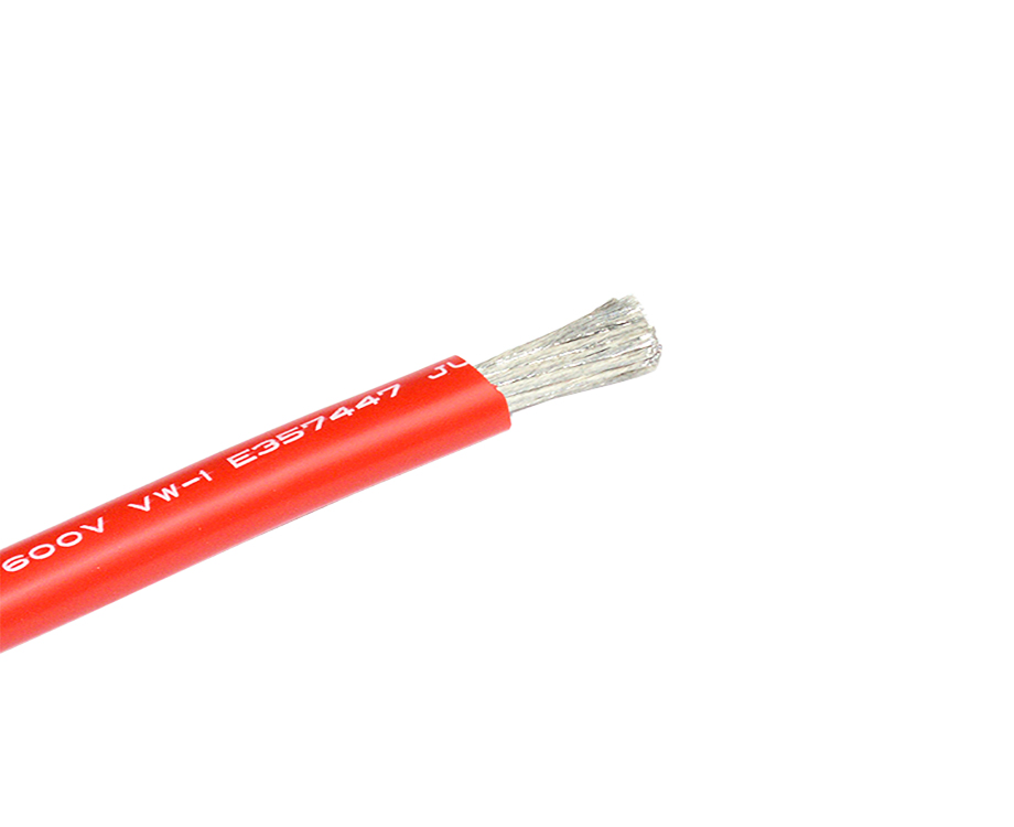 1-200H5102PNX Single Core Silicone Rubber Wire 4 awg Copper Wire 12mm UL3512 1