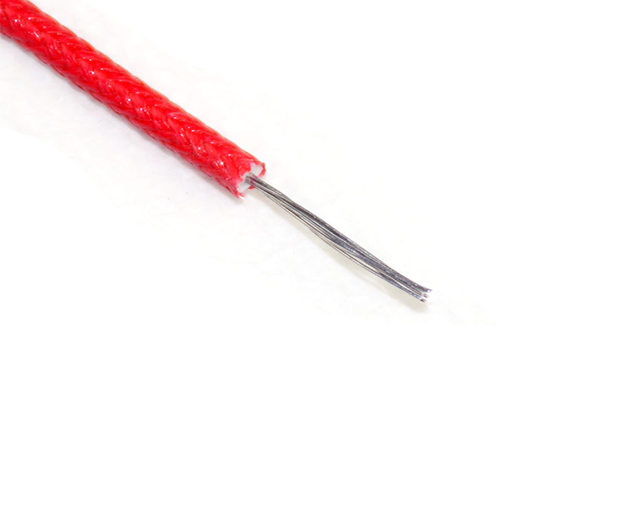 1-200P3095P3b8 Manufacturer Aluminum Magnesium Alloy Wire, Braid Silicone Rubber 22 awg Wire 2
