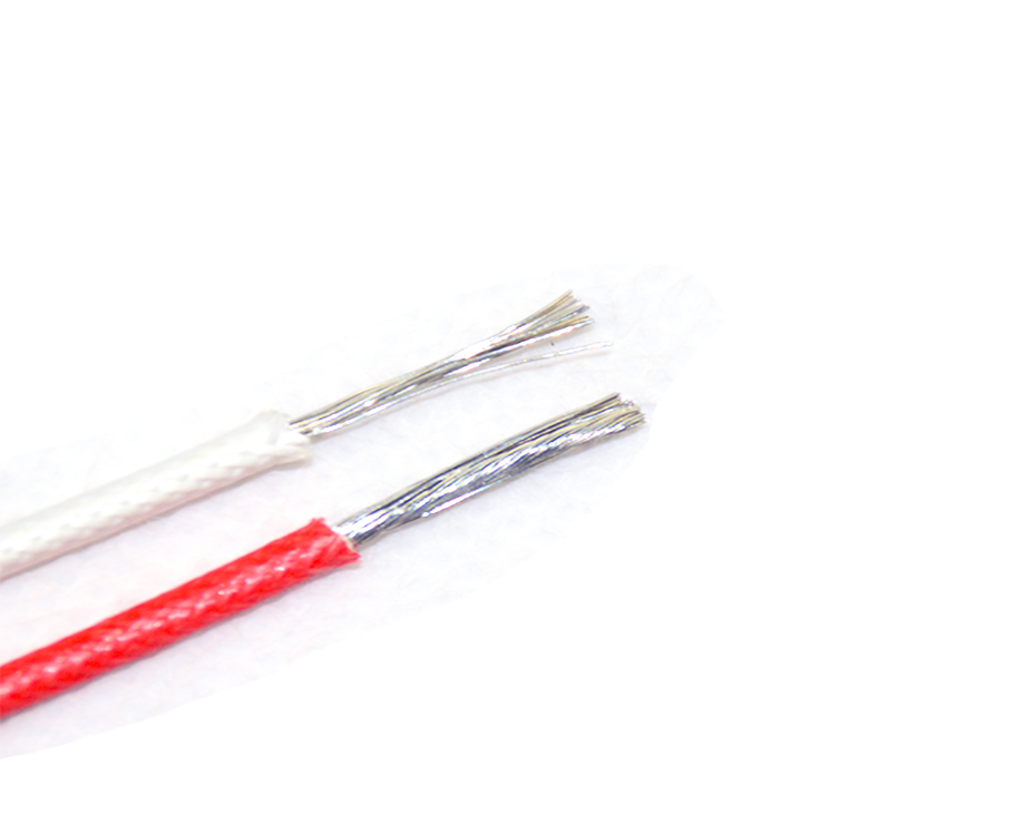 1-200PQ00322152 0.5mm2 Silicone Fiberglass Braided Copper Wire 20 awg 3