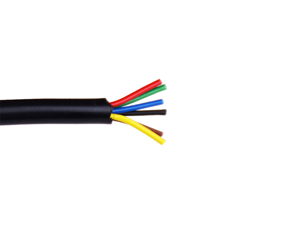 1-200R2101001213 5 Core Strand Wire FEP With Silicone Insulation Control Cable 1
