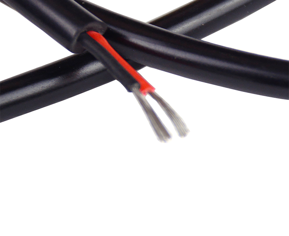 1-200R515455Y56 2 Core Silicone Rubber Insulated Wire and FEP Cable 5mm 2