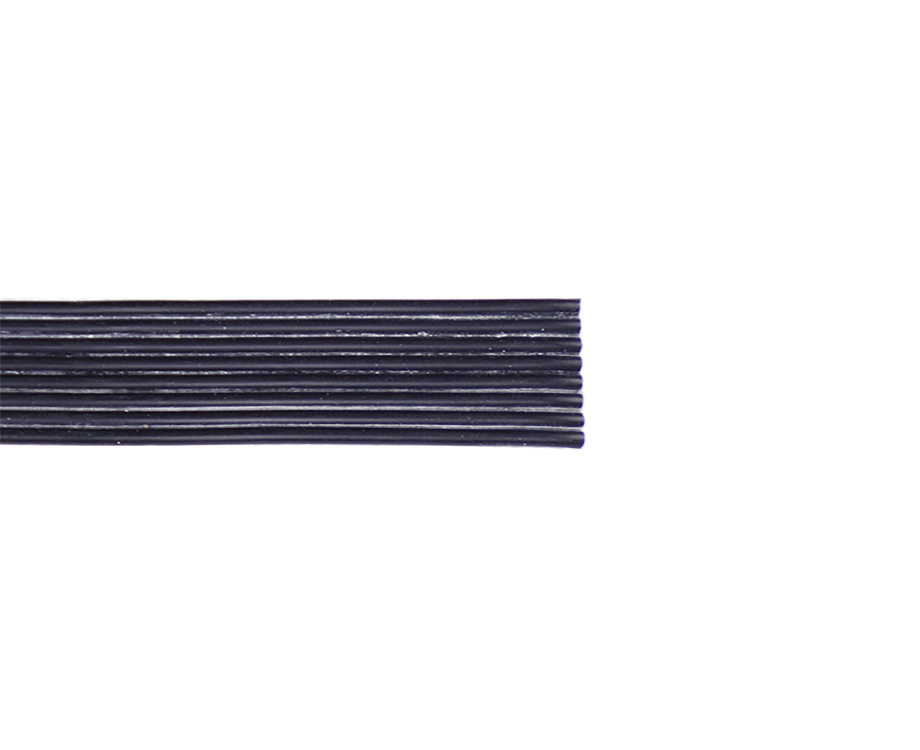 AWM 24 awg Cable 8 pin Flat Ribbon Wire Silicone Rubber 1